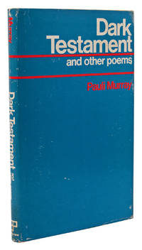 Dark Testament and Other Poems by Morris (introduction) Pauli; Milgram - Signed First Edition - 1970 - from Honey & Wax Booksellers (SKU: 1003127)