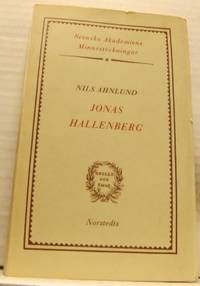 Jonas Hallenberg. Minnesteckning.
