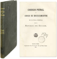 Codigo Penal en Materia Criminal de la Republica del Ecuador