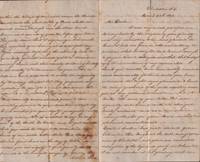 1864 Charleston, South Carolina Domestic Civil War Era Letter written by Sallie E. Burke to Mr. Dreker who is departing for war