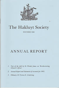 Re-discovering Schuver’s Africa (Hakluyt Society Annual Lecture, 1995)