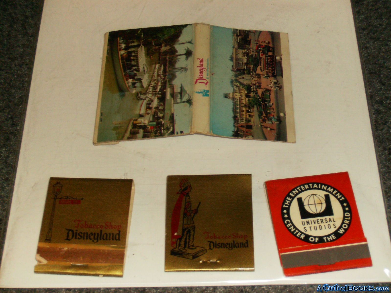 disneyland tobacco 4 Matchbooks Disneyland Tobacco Shop Explorer's Boat MAIN ST Universal  Studios by Disney | Paperback | 1960 | Walt Disney