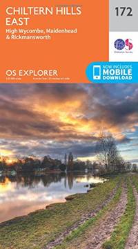 Chiltern Hills East Map | High Wycombe, Maidenshead & Rickmansworth | Ordnance Survey | OS...