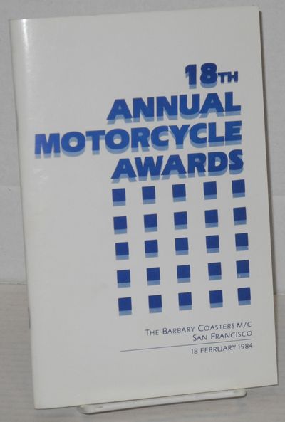 San Francisco: The Barbary Coasters Motorcycle Club, 1984. Magazine. 56p. includes covers, 5.5x8.5 i...