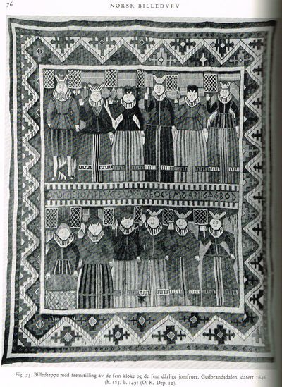 Norsk Billedvev 1550-1800. I-III. [Fortids kunst i Norges bygder. Serie II. Publikasjon II.] (photo 4)