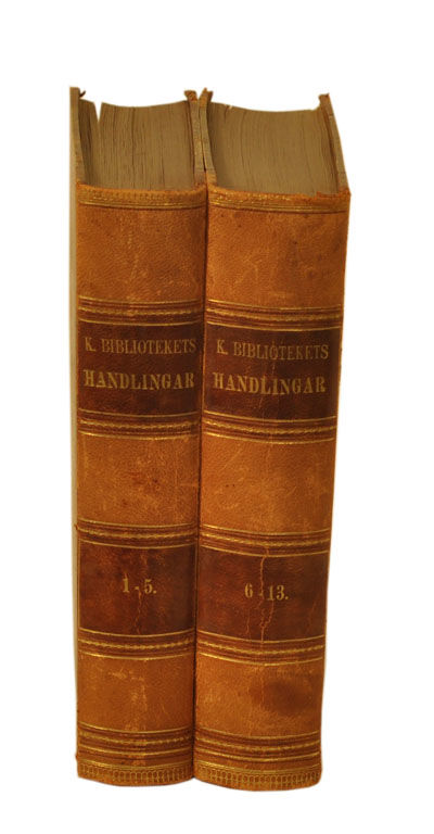 Kongl. bibliotekets handlingar. I-XIV.…