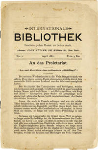 Internationale Bibliothek. Erscheint jeden Monat. 16 seiten stark. 10 Issues [of 17]