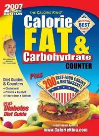 Calorie, Fat and Carbohydrate Counter