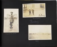 image of India Photograph Album, focused on people at work, women of different castes, marketplace scenes; a tour by an American couple