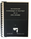 Dictionnaire Economique et Politique de la Cote d'Afrique