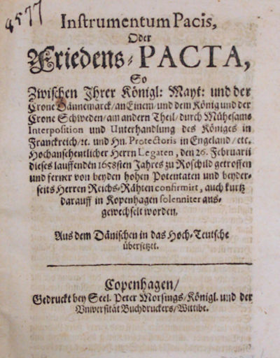 Instrumentum pacis, oder Friedens-Pacta, so…