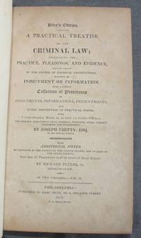 image of A PRACTICAL TREATISE ON THE CRIMINAL LAW; Comprising the Practice, Pleadings, and Evidence, Which Occur in the Course of Criminal Prosecutions, Whether by Indictment or Information..... (Volume II, Parts 1 and 2, only)