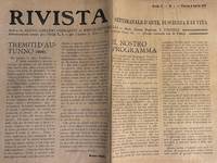 Rivista. Settimanale d'arte, di scienza e di vita. No. 1 (6 Aprile 1913) through 6 (11 Maggio 1913)
