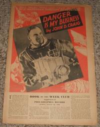cover of Danger is My Business Supplement of The Philadelphia Record for August 28th 1938