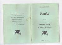 cover of ( Mays # 50 / HERRON # 86 ) ARKHAM HOUSE Ephemera in original mailing envelope: Stock List of Books from Arkham House Mycroft & Moran Thirtieth Anniversary ( 1969 ) ( Catalog / Catalogue ) (30th)