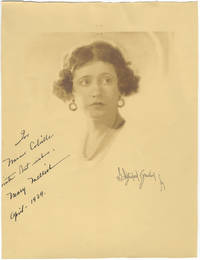 Large head-and-shoulders photograph signed in full, dated April 1934, and inscribed to Warner Colville