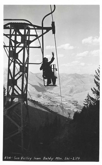Sun Valley from Baldy Mtn. Ski Lift