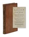 An Essay on Crimes and Punishments, Translated from the Italian; with a Commentary, Attributed to Mons. de Voltaire, Translated from the French