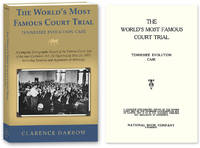The World's Most Famous Court Trial. Tennessee Evolution Case.. by Clarence and William J. Bryan Darrow - Paperback - 2010 - from The Lawbook Exchange Ltd (SKU: 56548)