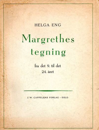 Margrethes tegning fra det 9. til det 24. året