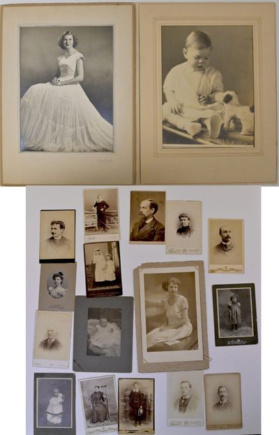 [VIRGINIA] [RICHMOND] LOT OF EARLY PORTRAIT PHOTOGRAPHY