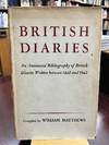 British Diaries: An Annotated Bibliography of British Diaries Written Between 1442 and 1942