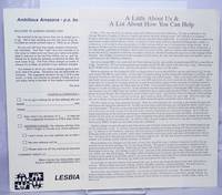 Lesbian Connection informational letter