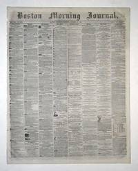 image of Boston Morning Journal Newspaper, October 26, 1861 (Civil War)