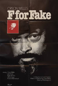 F for Fake (Original poster from the 1973 film) de Welles, Orson (director, screenwriter, starring); Oja Kodar, Francois Reichenbach, Elmyr de Hory (starring) - 1973