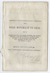 Ohio Reformers Use Rhode Island's Dorr Rebellion to Justify Their Own Behavior