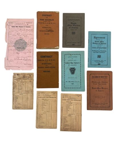 United Mine Workers of America Archive of Contracts and Constitutions Laying Out Wage Protections, Mine Safety, and Union Structure, 1918-1930