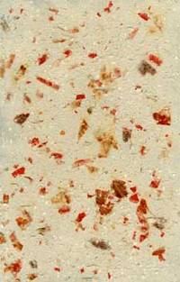 image of Handmade Paper and Collage with Onion Skin and Wax Paper