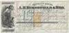 1869 – Check drawn on the “Banking House of L. H. Hershfield & Bro” of Helena, Montana that was printed on revenue stamped paper