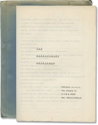 The Magnificent Swindlers (Original treatment script for an unproduced film) de Unknown - Unknown