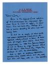 View Image 1 of 2 for Holograph Letter Signed (P.S. WILKINSON) Inventory #3252