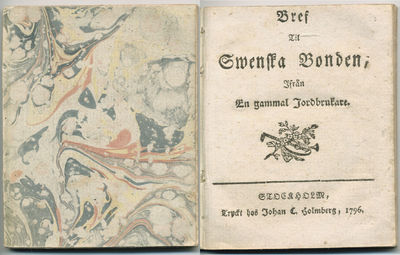 Bref til swenska bonden, ifrån en gammal…