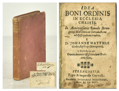Idea boni ordinis in ecclesia Christi, in…