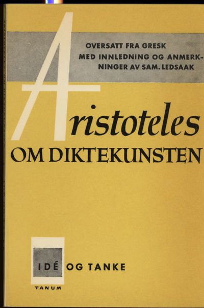 Om diktekunsten. Oversatt fra gresk med…