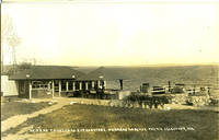 image of Where Thousands Eat Lobsters, Parkers Lobster Pound, Searsport, ME - Real Photo Postcard