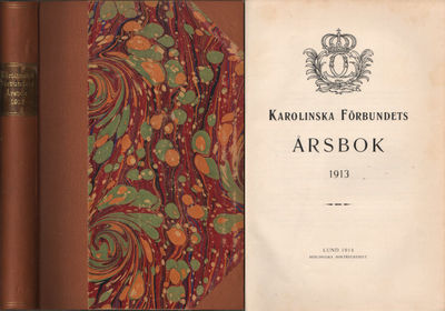 KAROLINSKA FÖRBUNDETS ÅRSBOK 1913.