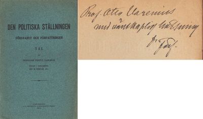 Den politiska ställningen. Försvaret och…