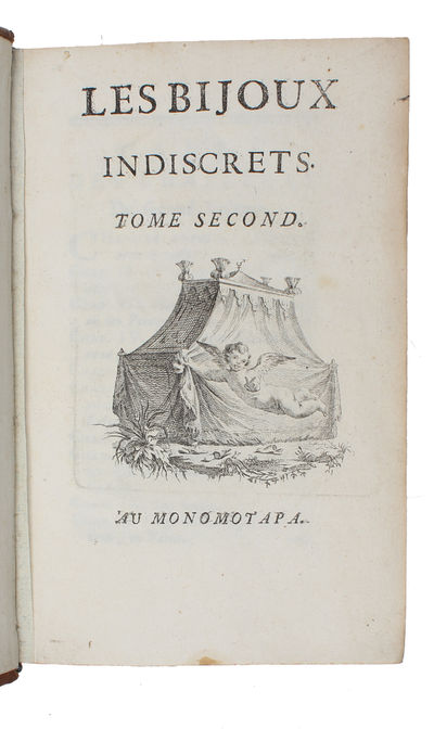 Les Bijoux indiscrets. 2 vols.  - [DIDEROT'S FIRST PUBLISHED WORK] (photo 3)