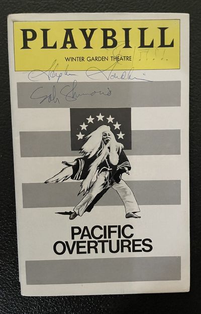 PACIFIC OVERTURES (PLAYBILL SIGNED BY SONDHEIM)