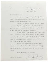 TLS. To Mrs. [Naomi] Mitchison (1897-1999)