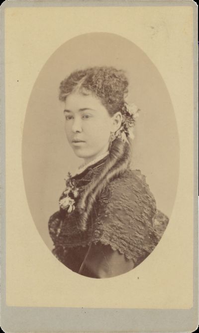 Portrait of a Young Woman of Color in California, c. 1870s