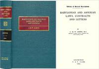 Babylonian and Assyrian Laws, Contracts and Letters by C.H.W Johns
- Hardcover
- 2000
- from The Lawbook Exchange Ltd (SKU: 26770)