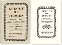 Eulogy of Judges. Paperback edition