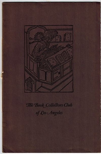 The Book Collectors Club of Los Angeles, The First Dinner Meeting at Les Freres Taix, Tuesday, February 6, 1979