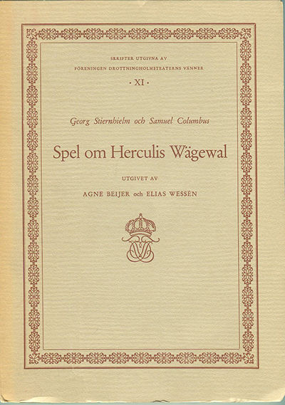 Spel om Herculis wägewal. Utgivet av Agne Beijer…