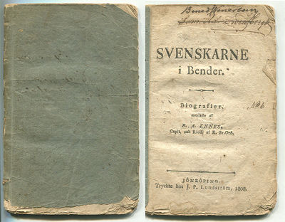 Svenskarne i Bender. Biografier.